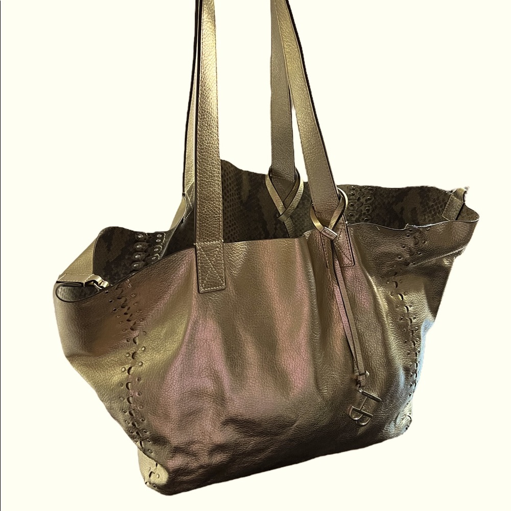Henri Bendel Astrid Reversible Soft Tote - Gold